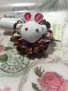 摘み細工 うさぎ クリップのサムネイル