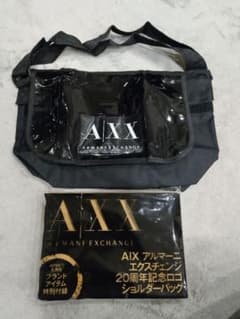 非売品 ARMANI EXCHANGE 20周年記念ロゴ ショルダーバッグ