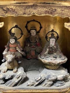 妙見菩薩・稲荷神・鬼子母神・厨子・日蓮宗 妙見菩薩・稲荷神・鬼子母神・厨子・日蓮宗 - メルカリ