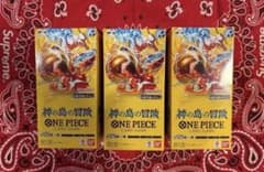 テープ付き ワンピースカードゲーム 神の島の冒険 3BOX - メルカリ