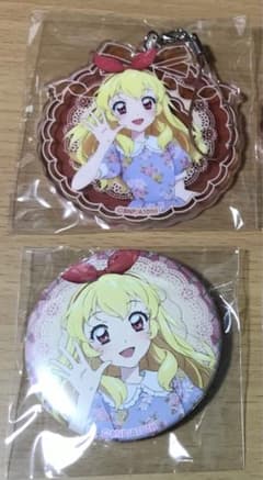 アイカツ 星宮いちご アクリルキーホルダー 缶バッジ - メルカリ