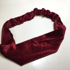 ヘアバンド ターバン 赤のサムネイル