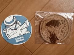 名探偵コナン　喫茶ポアロ　コースター　コナンくん　米花商店街　キッド　2枚セットのサムネイル