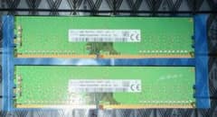 DDR4-2400T SK hynix 8GB メモリ 2枚セット計16G 中古のサムネイル