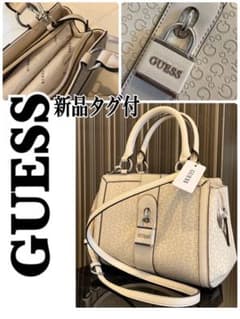 希少 新品タグ付 GUESS ゲス 総柄 ショルダーバッグ ハンドバッグ 