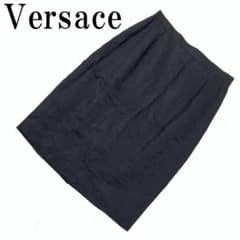 LA6267 Versace ヴェルサーチ タイトスカート ブラック 44 - メルカリ