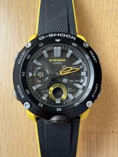 CASIO G-SHOCK GA-2000 ブラック イエロー 電池交換済のサムネイル