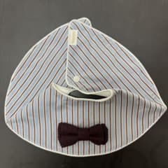 ふ**様 【新品・未使用】MARL MARL ストライプ柄リボン付きスタイのサムネイル