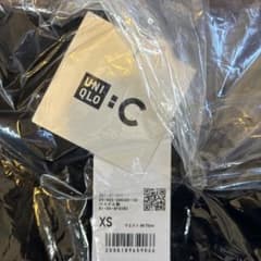 ユニクロC スウェットワイドパンツ　ブラック　XS 丈標準　新品未使用のサムネイル