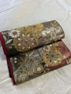 袋帯 菊柄 金糸 華やかのサムネイル