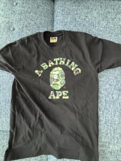 A BATHING APE カモフラージュ ロゴ Tシャツ Sのサムネイル