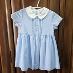 【超美品】MIKI HOUSE 半袖ワンピース 90cmのサムネイル