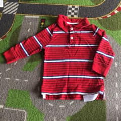 オールドネイビー ベビー シャツ ポロシャツ 赤 レッドのサムネイル