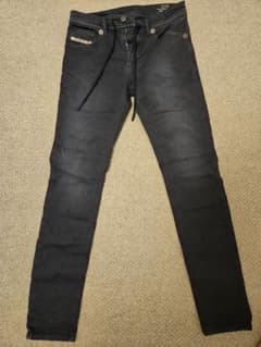 DIESEL ダークグレー スキニージョガーパンツ W28のサムネイル
