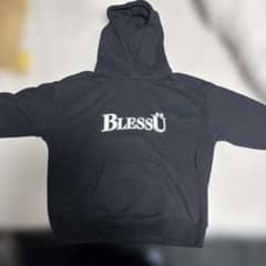 BlessU パーカー ブラックのサムネイル