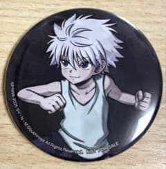 キルア　缶バッジ グッズ-バッチ】HUNTER×HUNTER 描き下ろし キルア 戦う背中ver. BIG缶