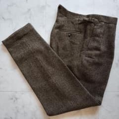 Fumiya Hirano SAVILE ROW ヘリンボーンツイードスラックス Fumiya Hirano SAVILE ROW ヘリンボーンツイードスラックス - メルカリ