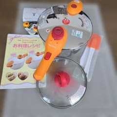 Magic Cooking 圧力鍋 3L　シリコンヘラとタイマー付き【未使用品】 Magic Cooking 圧力鍋 3L シリコンヘラとタイマー付き【未使用品