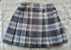 チェック柄 プリーツスカート 140cmのサムネイル