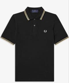 FRED PERRY ポロシャツ M12 42 黒×金 XL - メルカリ
