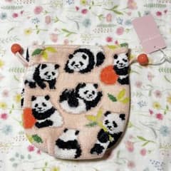 新品 ラブラリー バイ フェイラー コロコロパンダ アプリコット 巾着