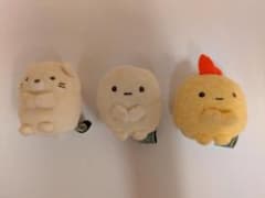 스미코구라시 테노리 봉제인형 고양이 타피오카 새우플라이의 꼬리 세트