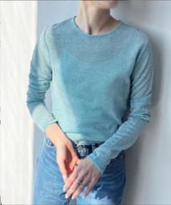 LOWRYSFARM ラメクルーロングスリーブのサムネイル