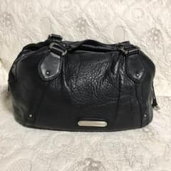 値下げコールハーン 黒革バッグのサムネイル