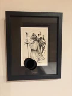 ボリス雑貨店 ヒグチユウコ 【額装】複製画 啓示 (CIRCUS終幕） - メルカリ