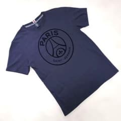 【美品/完売品】パリサンジェルマン Tシャツ L ネイビー PSG ロゴ