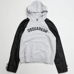 ☆美品DSQUARED2 フード付きパーカー グレー/ブラック☆ - メルカリ