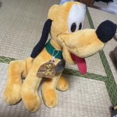 Tokyo Disneyland プルート ぬいぐるみ　レア　レトロ　昭和頃のサムネイル