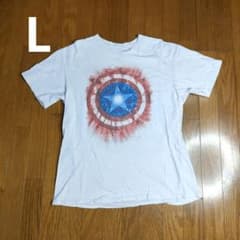 MARVEL Captain America T셔츠 화이트 L사이즈