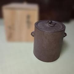 茶道具 茶釜 佐藤浄清 雲龍釜 鉄製 共箱 茶道具 - メルカリ