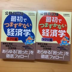 公務員試験最初でつまずかない経済学 【ミクロ編&マクロ編 2冊セット】のサムネイル