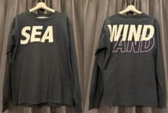 WIND AND SEA ロンT 黒×紫 バックロゴ Tシャツ ウィンダンシー - メルカリ