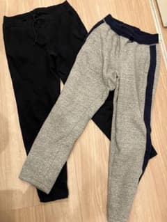 秋冬用スウェットパンツ 2枚セットのサムネイル