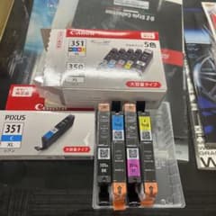 Canon PIXUS 351 XL インクカートリッジ 5色セット+シアンのサムネイル