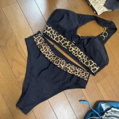 L*y様 セパレート水着 ビキニ レオパード柄 ハイウエスト - メルカリ