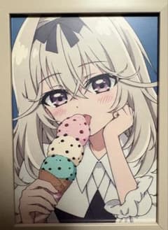 森亜るるか 手描きイラスト アニメ塗り風 ファンアート フレーム付きのサムネイル