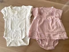 ベビー　ロンパース　2枚セット　女の子　70のサムネイル