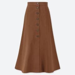 UNIQLOチノフロントボタンロングスカート 61のサムネイル