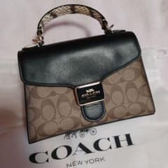 ☆美品♪COACH♪コーチ♪シグネチャー・アニマル柄・ショルダーバッグ 