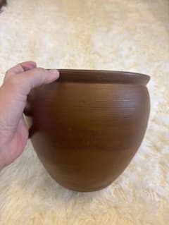備前焼　水差し 備前 水差し 茶道具 中古 茶道具 水指 水差し 高取焼 菱 一重口 高取