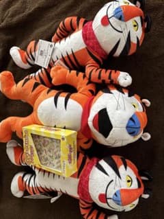 ぽ*ん様 Kellogg's トニー・ザ・タイガー ぬいぐるみ とリール付きパスのサムネイル