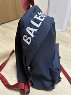 バレンシアガ リュック BALENCIAGA バックパック ネイビー赤 美品 