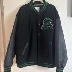 Supreme Wave Varsity Jacket Black XXL - メルカリ