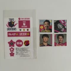 東京グレートベアーズ　プレシーズンマッチ限定ステッカー　おまけ付きのサムネイル