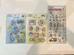 PEANUTS スヌーピー ウォーターシール ぷくぷくシール3点セットのサムネイル