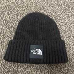 THE NORTH FACE ブラックニット帽 キッズフリーサイズのサムネイル